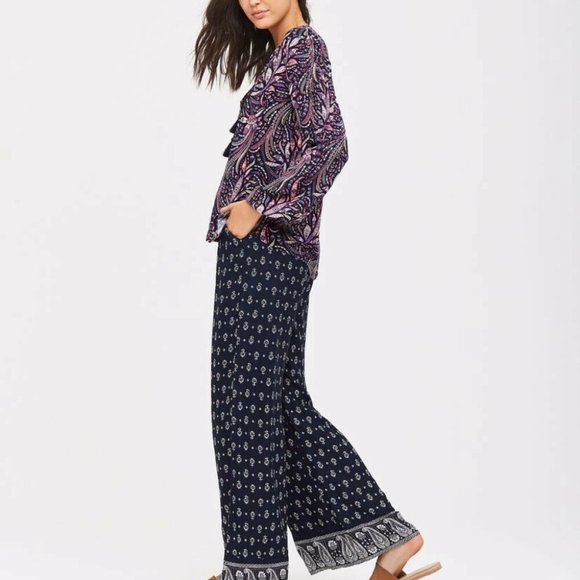 TIGERLILY Bilqis Purple Paisley Long Sleeve Button Shirt Blouse Top NWT RRP$140 - Picture 5 of 16